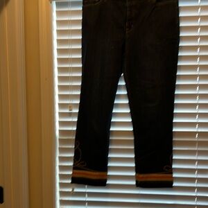 Embellsihed Denim Jeans